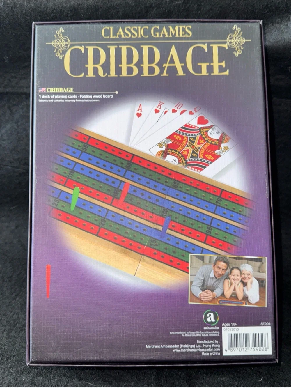 Cribbage Set Classic Board Games Premium Quality Family Card Game New In Box